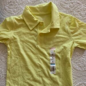 NWT yellow polo shirt - boys